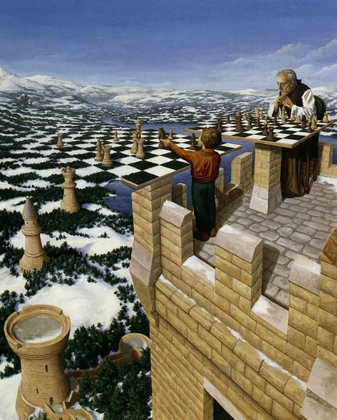 23 Mind Bending Optical Illusion Paintings by Rob Gonsalves «TwistedSifter Robert Gonsalves, Rob Gonsalves, Optical Illusion Paintings, Magic Eye Pictures, Trippy Pictures, Illusion Paintings, Magical Paintings, Illusion Drawings, René Magritte