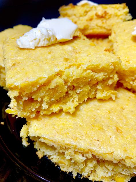 3 Ingredient Cornbread (Vegan) – Midnight Munchies & More! 3 Ingredient Cornbread, Cornbread Vegan, Jiffy Corn Muffins, Vegan Cornbread, Corn Muffin, Midnight Munchies, Jiffy Corn Muffin Mix, Jiffy Cornbread, Corn Muffin Mix