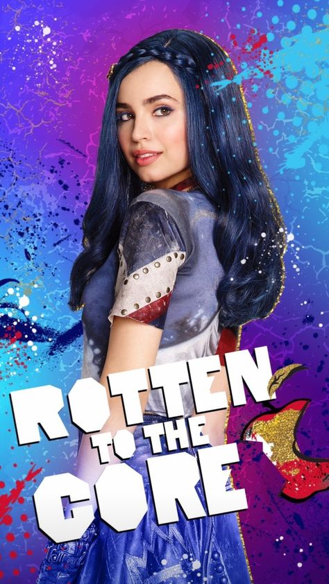 Rotten to the core Descendants Wallpaper, Starstruck Movie, Descendants Songs, Disney Descendants Characters, Descendants Disney, Descendants Pictures, Disney Descendants 2, Evie Descendants, Cardi B Pics