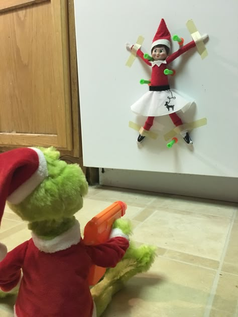 Elf on the shelf, elf on the shelf ideas, elf, new elf on the shelf ideas, Christmas fun, creative elf on the shelf, grinch Elf On A Shelf Grinch Ideas, The Grinch And Elf On The Shelf, Elf And The Grinch, Grinch With Elf On The Shelf, Black Elf On The Shelf, Grinch Elf On Shelf, Grinch And Elf On The Shelf Funny, Crazy Elf On The Shelf Ideas Creative, Elf On The Shelf With The Grinch