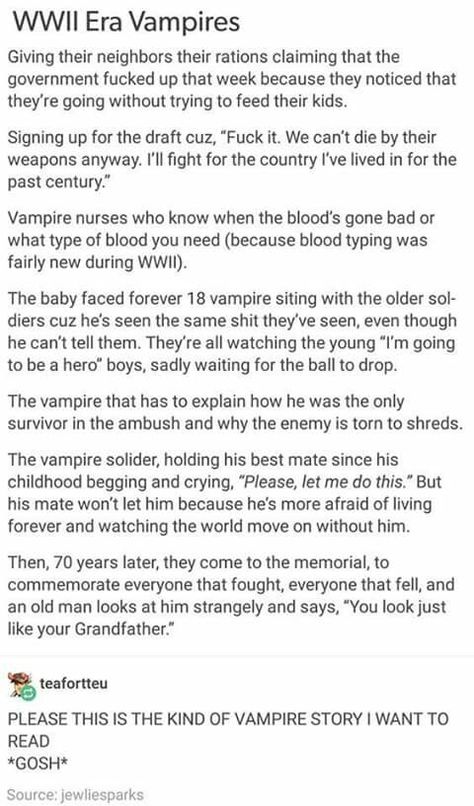 Vampire WWII story ideas Story Writing Prompts, Dialogue Prompts, Story Prompts, Creative Writing Prompts, Book Writing Tips, Humor Memes, Writing Advice, Writers Block, Story Writing