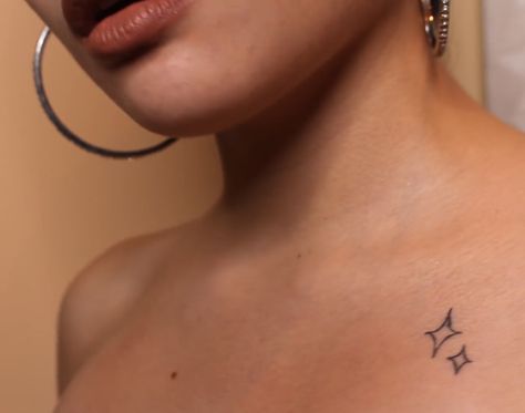 Sparkle Emoji Tattoo, Sparkle Shoulder Tattoo, Sparkle Face Tattoo, Sparkle Tattoo Ideas, Sparkles Tattoo, Sparkle Tattoos, Emoji Tattoo, Group Tattoos, Celtic Tattoo Symbols