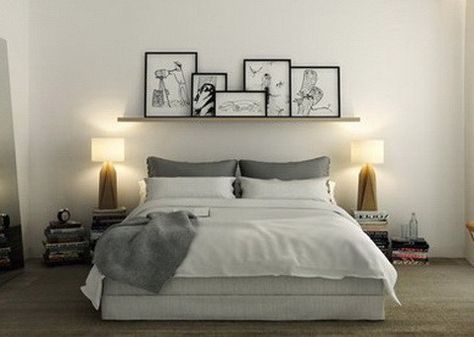 25 Beautiful Bedroom Ideas On A Budget_10 Bilik Tidur Lelaki, Bedroom Wall Art Above Bed, Above Bed Ideas, Bedroom Art Above Bed, Reka Bentuk Bilik Tidur, Bedroom Wall Decor Above Bed, Wall Decor Above Bed, Monochromatic Room, Decor Above Bed