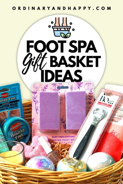 Spa Gift Basket Ideas, Foot Spa Gift, Diy Spa Gifts Baskets, Diy Spa Gifts, Massage Gift Certificate, Oil Free Cleanser, Spa Basket, Spa Items, Reading Diy