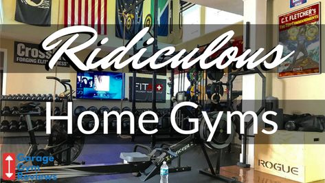 10 Ridiculous Home Gym Setups | Garage Gym Reviews Best Home Gym Setup, Dream Home Gym, Man Garage, Home Gym Setup, Home Gym Garage, Gym Garage, Diy Home Gym, Basement Gym, Gym Setup