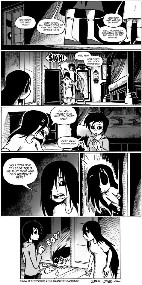 Erma :: Erma- The Family Reunion Part 29 | Tapas - image 3 Erma Comic, Thomas Kincaid, Zoophobia Comic, Horror Themes, Thriller Movies, Short Comics, Fan Comic, Comedy Movies, Comic Games