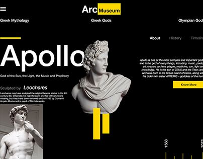 Check out new work on my @Behance profile: "ArcMuseum" http://be.net/gallery/87383573/ArcMuseum Greek Website Design, Tarot Website, Ui Ux Trends, 3d Website, Ux Trends, Blog Website Design, Scheduling App, Style Web, Greek Sculpture