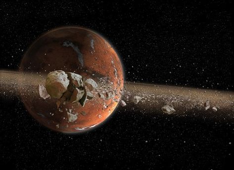 Ancient Mars may have once had rings, then moons, then rings … | Astronomy.com Mars Moons, Gravitational Waves, Planetary Science, Research Scientist, Red Planet, Moon Dust, Star System, Moon Cycles, Our Solar System