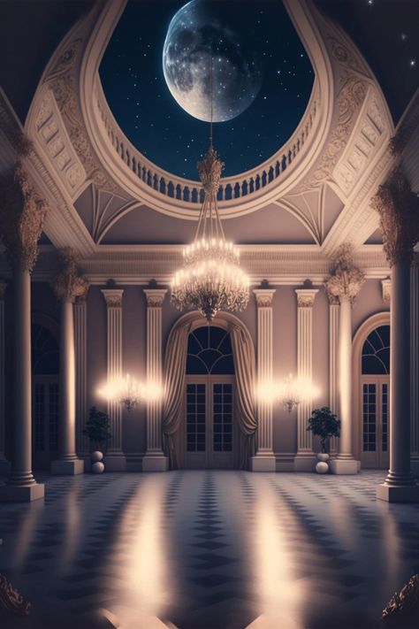 Castle Balcony Night, Episode Backgrounds, Fantasy Rooms, Into The West, Gothic Wallpaper, Neoclassical Architecture, Castles Interior, Fairytale Photography, Fantasy Island