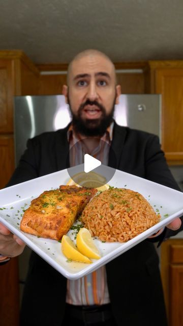 Muhammed Elgammal on Instagram‎: "🇪🇬 Egyptian Fish’s Rice Recipe | أرز السمك

🇪🇬 What Egyptian food do you want ME to make next?
🥩 Follow my socials for more lahma.
🛒 Shop my storefront.
🔗 Link is in my bio.
🙏 Thank you.
🤲 Yallah, Bismillah.

Ingredients:
• olive oil
• 1 yellow onion
• 1 tbsp. tomato paste
• 1 ½ cups long grain rice
• ~ 2 cups water
• ground coriander
• ground cumin
• sea salt
• black pepper
• juice of ½ lemon
• fresh parsley

#egyptianrice #ricerecipe #egyptianfood #egypt #egyptian #egyptiancuisine #egyptianculture #egyptiantradition #wheresthelahma #lahma #bismillah #theegyptiancook"‎ Egyptian Rice Recipes, Middle Eastern Dishes, Egyptian Food, Long Grain Rice, Egyptian Culture, Rice Recipe, You Want Me, Yellow Onion, Fresh Parsley