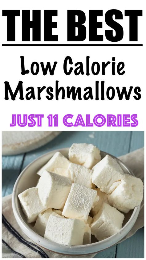 Low Calorie Marshmallows Recipe Low Calorie Christmas Desserts, Coffee Birthday Cake, Low Calorie Candy, Low Calorie Christmas, Low Calorie Cheese, Healthy Marshmallows, Food Calories List, Low Calorie Chocolate, Coffee Birthday