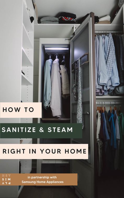 Save yourself a trip to the dry cleaners and have the convenience of the Samsung Airdresser right in your closet. #samsungpartner @samsunghome #samsunghome #samsunghomeappliances #ad Airdresser Samsung, Samsung Airdresser, Dry Cleaning At Home, Samsung Home, Clean Cooking, Dry Cleaners, Robot Vacuum, Air Purifier, Save Yourself