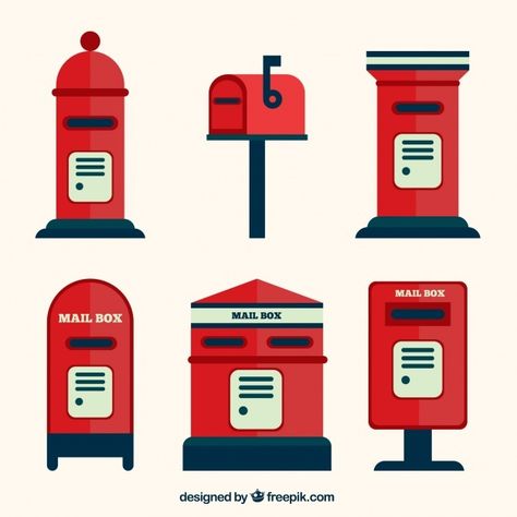 Letter Box Ideas, Kirito Drawing, London Clipart, Red Mailbox, Leopard Drawing, Cardboard Cat House, Mailbox Design, Social Media Art, Free Stuff By Mail