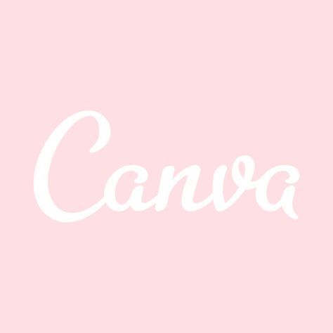 Canva Pink Icon, Canva Icon Aesthetic, Cute Pink App Icons, Pink Iphone Icons, App Icon Design Pink, Canva App Icon, Cute Apps, Canva Icon, Cute App Icons Aesthetic