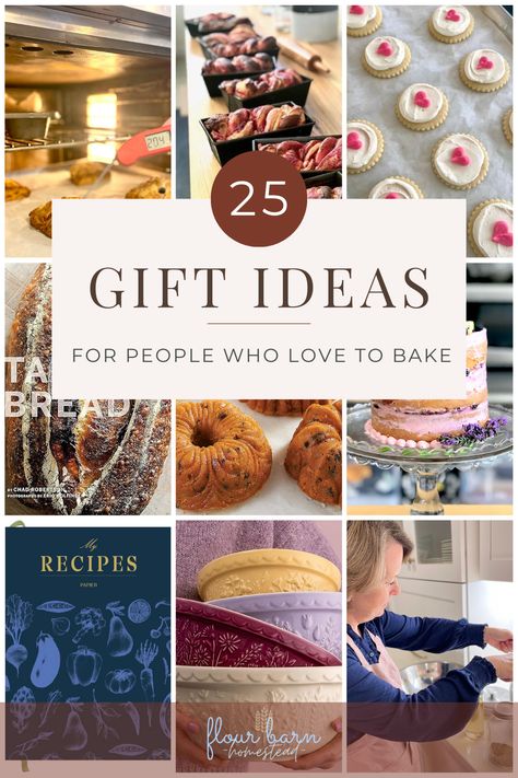 As a bakery owner, baking is my passion. So basically this is like my own personal wish list..I have added to this list useful kitchen essentials, baking must haves as well as fun pans and mixes. You really can not go wrong with any of these gifts. Perfect gifts for beginner bakers, perfect gifts for serious bakers, and perfect gifts for someone your trying to get into baking. Maybe you are looking for gifts for mom, or gifts grandma, or maybe your looking for gifts for a dad who loves to bake. Best Baked Goods For Gifts, Diy Gifts For Bakers, Baked Good Gift Ideas, Baked Goods To Gift, Gift Ideas For Bakers, Baking Must Haves, Baking Gift Basket, Baking Necessities, Baking Gift Ideas