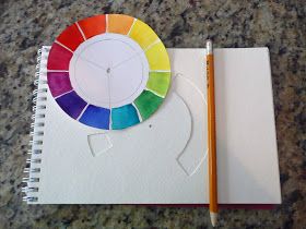 that artist woman: How to Make a Color Wheel for your Sketchbook  Day 1 or 2 lesson for Art 1 and AP Make A Color Wheel, Color Wheel Projects, Art Docent, Creativity Ideas, Color Wheels, Wheel Art, Teaching Colors, Elements And Principles, The Color Wheel