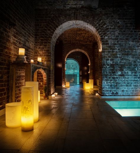 Inside Aire Ancient Baths, the new London spa | Evening Standard Aire Ancient Baths, Candlelit Bath, Spa London, Bath Uk, Roman Baths, Thermal Bath, Best Spa, Best Bath, Luxury Spa