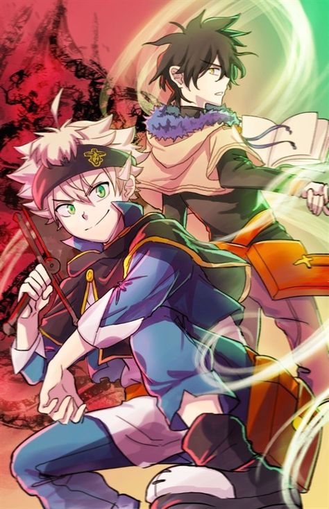 Anime Rivals, Asta And Yuno, Black Clover Wallpaper, Hxh Characters, 2160x3840 Wallpaper, Black Clover Manga, Japon Illustration, Black Clover Anime, Black Bull