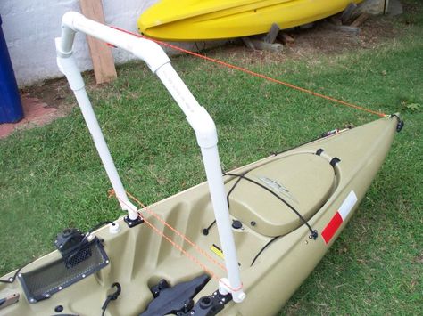 DIY bar Kayak Outriggers, Kayak Fishing Setup, Kayak Fishing Diy, Kayak For Beginners, Kayak Stand, Kayak Fishing Tips, Kayak Fishing Accessories, Recreational Kayak, Kayaking Gear