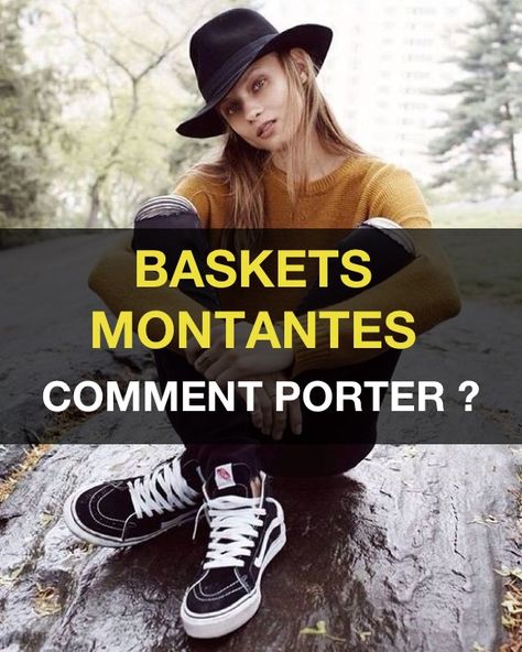 Comment porter des baskets montantes ? 6 tenues qui nous inspirent ! #baskets #sneakers #looks #streetstyle Oversize Basket, Black High-top Sneakers For Fall, High-top Platform Sneakers For Fall Streetwear, Chic En Basket Femme Nb, Basket Feminine, Look Adidas, Fashion Addict, Baskets, Summer Outfits