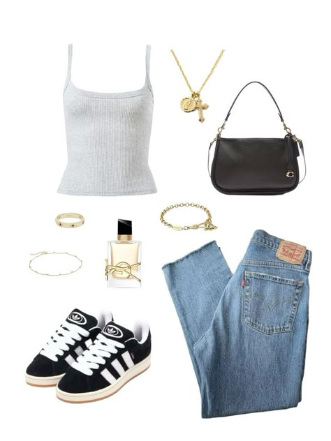 Basic Party Outfits, Cinema Fits, Outfit Ideas For School Spring, Ootd School, Outfit Inspo Summer, College Fits, Outfit Inspo Casual, Stockholm Style, Dream Outfits