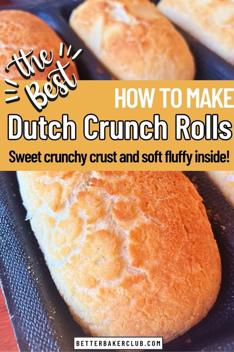 San Francisco Style Dutch Crunch Bread Recipe - Better Baker Club Dutch Crunch Bread Recipe, Dutch Crunch Bread, Tiger Bread, Making Sandwiches, Bread Shop, Sandwich Bread Recipes, Homemade Bread Easy, San Francisco Style, Sandwich Makers