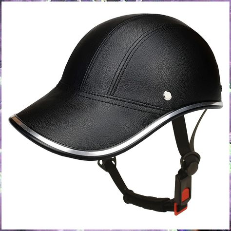 FROFILE Bike Helmet Adults-Cycling-Bicycle Baseball-Helmet - Safety Urban Style Adjustable Adults Bike Helmet Mountain Road M Baseball Hat Style, Motorcycle Helmets Half, Skate Helmet, Baseball Helmet, Mountain Bike Helmets, Black Helmet, Half Helmets, Baseball Caps Fashion, Safety Helmet