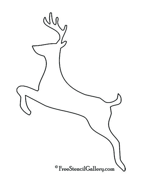 Animal Silhouette Stencil | Reindeer Silhouette Stencil 850.1100 Reindeer Template Pattern, Reindeer Outline, Reindeer Drawing, Reindeer Silhouette, Animal Outline, Face Template, Reindeer Face, Ugly Xmas Sweater, Silhouette Template