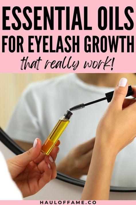 Do you want longer, thicker eyelashes that crowd your eyelash line for a full look? Are you looking for the essential oils for eyelash growth? These are all natural oils for eyelash growth that you can use at home. No extensions, lash lifting or stuck on falsies necessary | Eyelash serum | Best oils for eyelash growth | Eyelash growth oils | Oils for Natural Eyelash Growth | Essential oils for eyelash growth | essential oils to grow eyelashes | oils for hair growth | best oils for eyelash growth Eye Lash Growth Serum Diy, Eyelash Serum Diy Longer Lashes, Eye Lash Serum Recipe, Eyelash Serum Best, Eyelash Serum Diy, Eye Lash Growth, Oil For Eyelash Growth, Healthy Eyelashes, Eyelash Oil