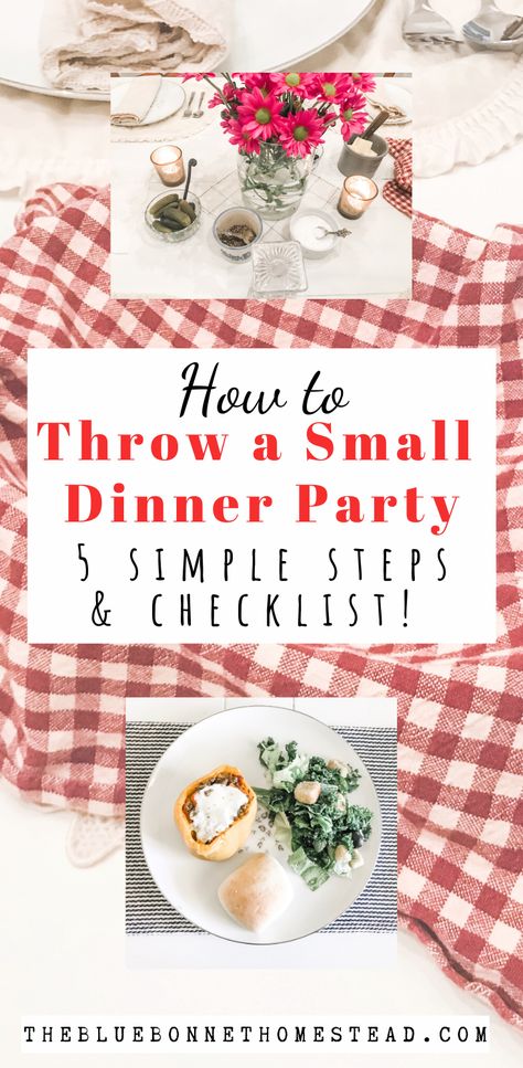 Dinner For Small Gathering, How To Throw A Dinner Party, Hosting A Dinner Party At Home, Homecoming Dinner At Home, Small Dinner Party Ideas, Small Dinner Party Ideas Decor, Small Dinner Party Menu Ideas, Southern Dinner Party, Easy Dinner Party Ideas