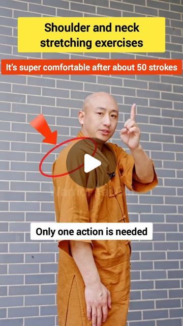 Warrior Tai Chi on Instagram: "Let's do shoulder and neck stretching exercises together. It's super comfortable after doing it.   #shoulderworkout #neck #shoulders #helpfultips  #healthandwellness #hunchback #stretching #heathylifestyle #fitness #therapy #wellness #shoulderpain #exercise #health #taichi #healthy #heelspain #release #chineseculture #MentalHealth #neckpain #goodhealth #healthbenefits #toturial #reels #viral #trending" Shoulder Stiffness Stretching Exercises, How To Relieve Neck And Shoulder Pain, Neck Shoulder Stretches, Shoulder Pain Relief Exercises, Neck Pain Yoga, Neck And Shoulder Stretches, Pt Exercises, Neck Stretching, Everyday Workouts