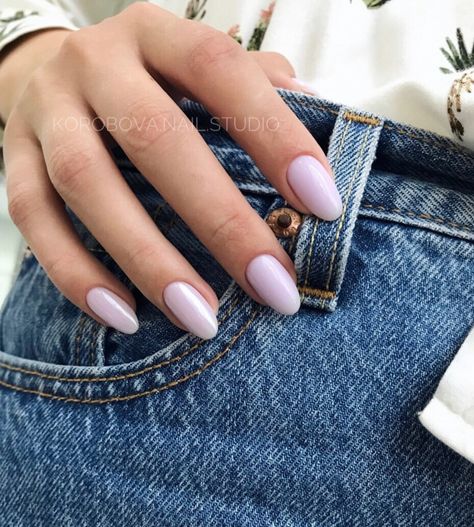 Gell Nails Plain, Oval Nails Solid Color, Round Nails Medium, Cute Solid Color Nails, Short Claw Nails, Hard Gel Nails Design, Gel Nails Design, Solid Nails, Nails Round