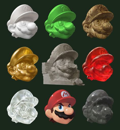 ArtStation - Texture painting study, Wonchun Choi (AKA Doo-chun) Game Textures, Painting Study, 3d Modelle, Digital Painting Tutorials, Digital Art Tutorial, Art Studies, Mario Bros, Texture Painting, Texture Art