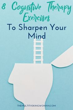 8 Of The Best Cognitive Therapy Exercises To Sharpen Your Mind | We focus so heavily on exercising our bodies to stay healthy, but what about our brain? Here are some fun cognitive therapy exercises to workout your mind! #brainexercises #brainhealth #cognitivetherapy #mentalhealth #braintraining Brain Gym Exercises, Cognitive Exercises, Memory Exercises, Therapy Exercises, Brain Memory, Cognitive Therapy, Fun Brain, Brain Gym, Boost Memory