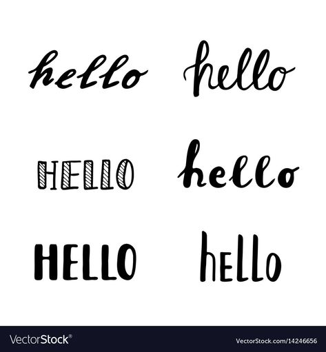 Sending Sunshine, Hello My Love, Typography Calligraphy, Hello Hello, Calligraphy Letters, Lettering Quotes, Calligraphy Lettering, I Love U, Single Image