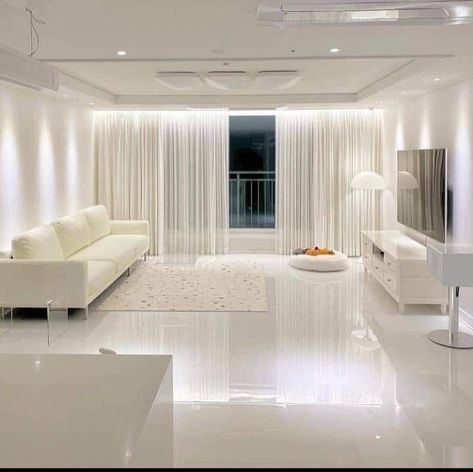 Korean Apartment Interior, White House Interior, Living Room Design Decor, Door Gate, White Living, Minimalist Room, White Living Room, Room Design Bedroom, Dream House Interior