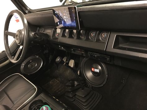 My Jeep Wrangler — Custom dashboard and sound system install! Every... Jeep Yj Interior, Wrangler Interior, Jeep Wrangler Custom, Jeep Wrangler Interior, Diy Jeep, Yj Wrangler, Jeep Interiors, Custom Dashboard, Cj Jeep