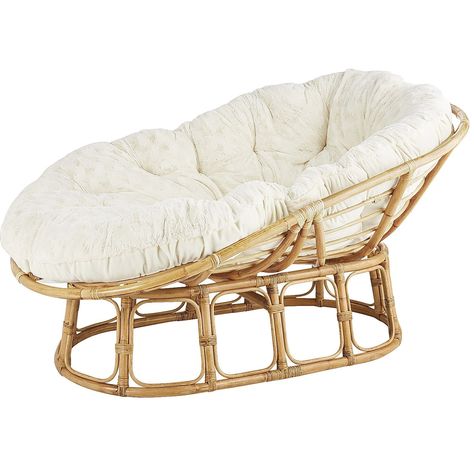 For Your Consideration: The Papasan Chair | Hunker #diningchair Papasan Chair Living Room, Double Papasan Chair, Chair Makeover, Papasan Chair, Indoor Patio Furniture, Balcony Design, Comfy Chairs, Bedroom Chair, Cool Chairs