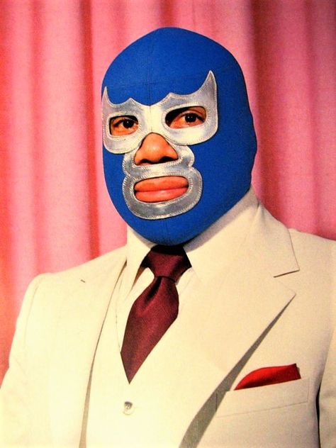 Comic Pop Art, Mexican Wrestler, Mexican Wrestling, Blue Demon, Photography Book, June 16, Wonderful World, Photography Inspo, Art Reference Photos