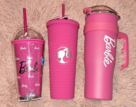 Goth Apartment, Pink Stanley, Barbie Items, Cheeky Quotes, Barbie Things, Starbucks Tumbler Cup, Pink Board, Pink Goth, Stanley Cups