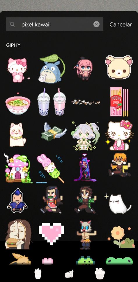 Kawaii pixel sticker from tiktok 🐱 Cute Tiktok Stickers Search, Tiktok Stickers Search, Kawaii Instagram Stickers, Tiktok Stickers, Minecraft Stickers, Insta Stickers, Imessage Sticker, Instagram Code, Story Stickers