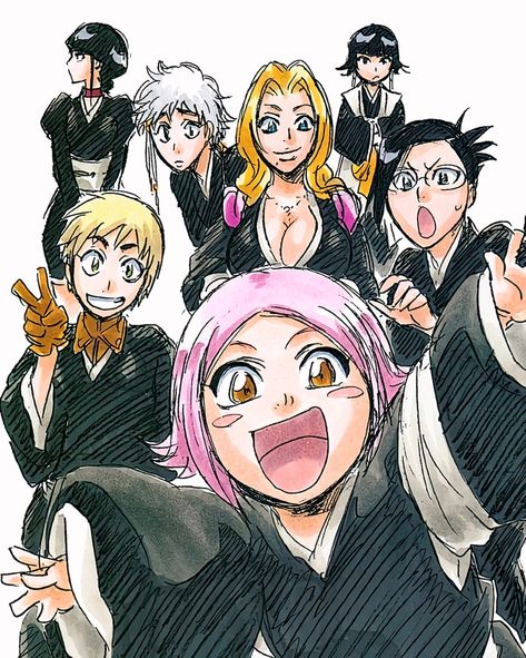 Bleach Girls, Action Poses Drawing, Bleach Funny, The Fable, Menma Uzumaki, Big Sisters, Rank 1, Bleach Fanart, Bleach Characters