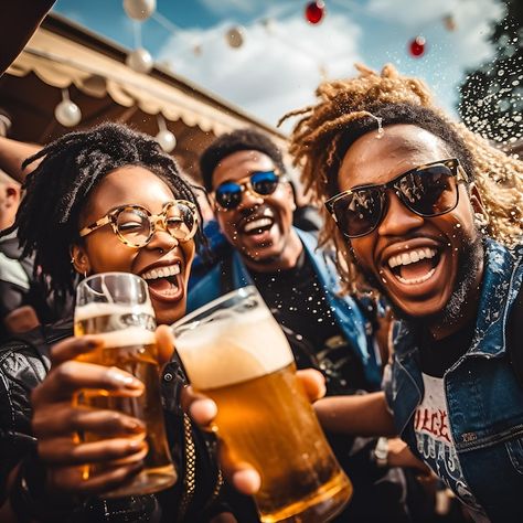 Beer Graphic Design, African Portrait, Christmas Poster Design, Model Room, Images Design, Beer Ad, A Group Of People, Clear Images, Group Pics