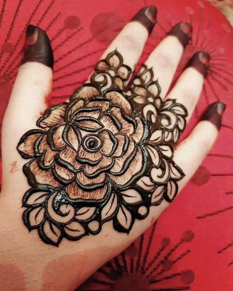 Flower Mehndi, Khafif Mehndi Design, Mehndi Designs Bridal Hands, Rose Mehndi Designs, Mehndi Designs For Kids, Full Mehndi Designs, Latest Bridal Mehndi Designs, Mehndi Designs Front Hand, Circle Mehndi Designs