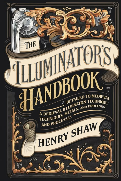 The Illuminator’s Handbook: A Detailed Guide to Medieval Illumination – Romantic English Manuscripts Aesthetic, Medieval Manuscript Illumination, Illumination Art Illuminated Letters, Fairytale Book Aesthetic, Illuminated Manuscript Borders, Illuminated Letters Medieval, Elegant Book Cover, Vintage Typography Logo, Style Scape