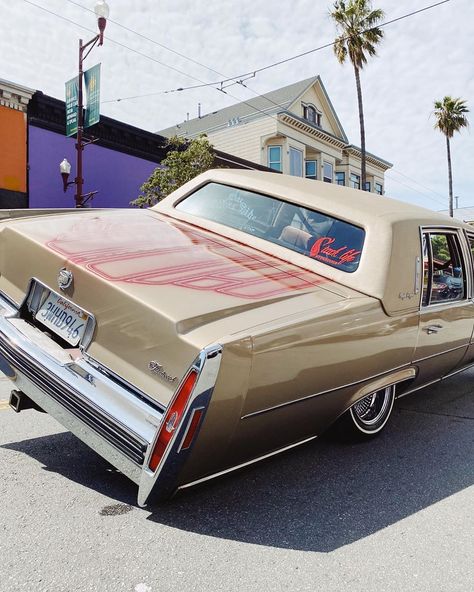 CANO on Instagram: “The goal is to be able to ride up and down mission in one of these with my future bby momma. The thing is that she doesn’t even acknowledge…” Low Rider Cars, Pink Lowrider, Lowrider Culture, Lowrider Hydraulics, 1950s Car, Street Machine, Car Low, Lowrider Trucks, Lowrider Art