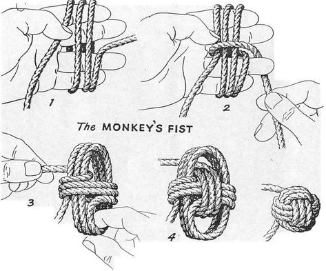 Diy Knot Earrings, Monkey Fist Knot, Camping Knots, Swiss Paracord, Paracord Knots, Paracord Keychain, Knots Diy, Paracord Projects, Macrame Knots