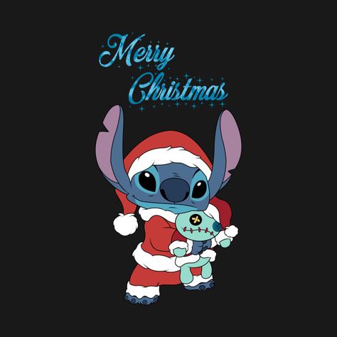 Merry Christmas Stitch, Iphone Wallpaper Disney, Stitch Wallpapers, Stitch Merchandise, Stitch Wallpaper, Christmas Stitch, Cartoon Stitch, Lilo And Stitch Quotes, Lilo And Stitch Drawings