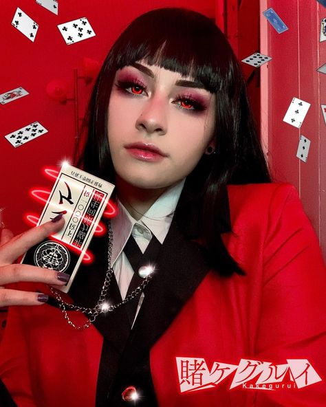 Fem Cosplay, Cosplay Kakegurui, Kakegurui Cosplay, Jabami Yumeko, Yumeko Jabami, Halloween 2022, Cosplay Makeup, Anime Cosplay, Live Action