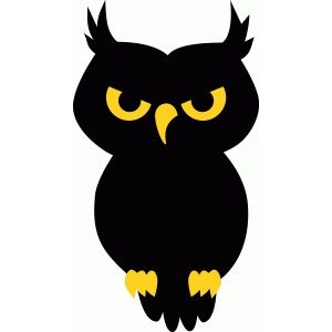 Silhouette Design Store - View Design #97159: spooky owl Owl Silhouette, Owl Images, Black Owl, Halloween Classroom, Halloween Owl, Owl Crafts, Nocturnal Animals, Silhouette America, Silhouette Design Store